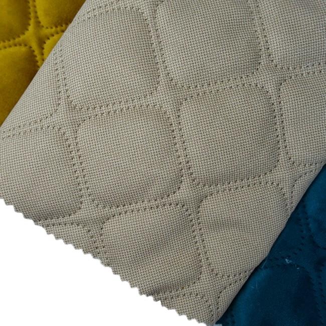 velvet quilted fabric 2
