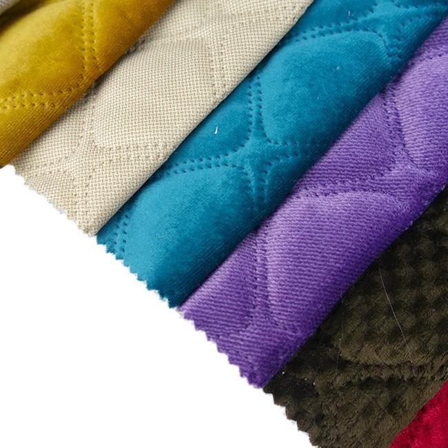 velvet quilted fabric 6